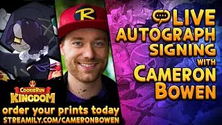 Cameron Bowen | Cookie Run: Kingdom, Young Justice | Q&A and Autographs (01-29-23)