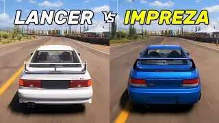 Forza Horizon 5 - 1995 Mitsubishi Lancer III Evo GSR vs 1998 Subaru WRX Impreza 22B STI