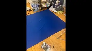 Making a blue hoodie (part 1) &hellip; #sewing #sewingprojects #fashion #hoodie #blue