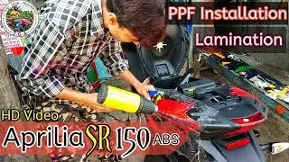 Aprilia SR 150 ABS PPF Installation | Full Body Lamination