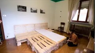 letto di pallet   timelapse