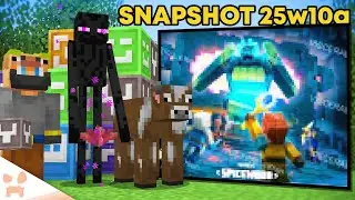 Утечка Dungeons 2, обновления COW и блоков, новое меню! (снапшот Minecraft 25w10a)