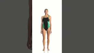 Speedo Women's Spark Splice Flyback One Piece Swimsuit | SwimOutlet.com