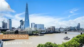 Inside this &pound;7 Million Luxury Apartment in London! Views of the Shard and River Thames!
