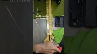 как установить рельеф грифа #гитара #fender #stratocaster #telecaster