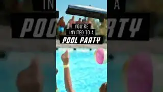 Pool Party Invitation, Birthday Money, Birthday Bucks, Money Birthday, Dollar Invitation