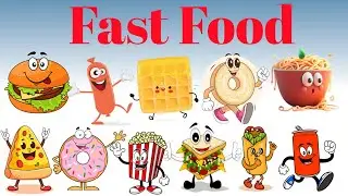 List of Fast Food | Junk Food Name | Junk Food Vocabulary | Fast Food Name | Fast Food Vocabulary
