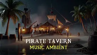 Fall Asleep in a Pirate Tavern ⚓ Cozy Seaside Fantasy Music