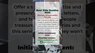 Best Side Hustles 2023 #️⃣33