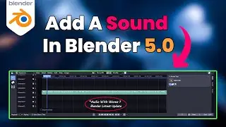Blender 5 Video Sequencer: Add Sound in 1 Minute