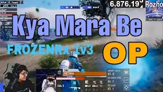 Mortal React on NRx Frozen 1v3 in PMGC end zone WWCD | PUBG MOBILE