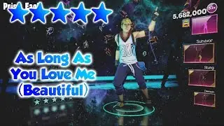 Dance Central Spotlight - As Long As You Love Me (DLC) - Beautiful Routine - 5 Gold Stars