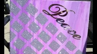 DIY: Wall Art - Room Decor - A Dollar Store Project !