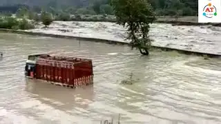 Heavy Flood in kullu manali 2018