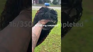 Micro braid wig update #wigs
