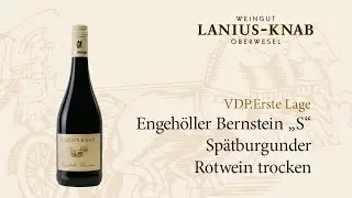 VDP. Erste Lage Engeh&ouml;ller Bernstein Sp&auml;tburgunder Rotwein trocken - Weingut Lanius-Knab