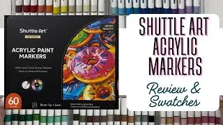 Shuttle Art Automatic-Ink Acrylic Markers Unboxing & Review
