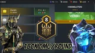 180k dmg/round||Ancient Overlord(KOTL) vs Lv6 Himmelstein||Shadow Fight 3 raid mode