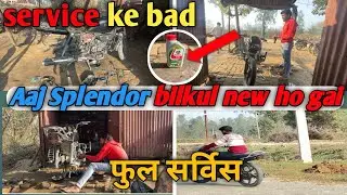 Hero Splendor Service Day | Clean & Satisfying Bike Care 🔧&rdquo;