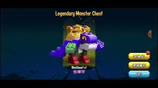 Opening 13 Legendary Monster Chests and 1 Epic chest in monster legends