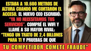 El CEO me despidió a 10.600 metros: llamé al rival y cerré un acuerdo de $2.4B antes de aterrizar