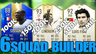 SQUAD BUILDER 100k 150k 200k 250k 500k 2mil FIFA 19