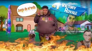 TRATE DE GANAR UNA PARTIDA EN FORTNITE (sale muy mal🥀) 