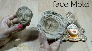 How to make mold | Eco friendly idol face making mold | Face making | clay art