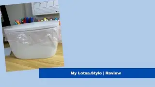 LOTSA.STYLE | MINI TRASH CAN WITH LID | REVIEW