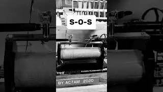 The HMS Titanic sent repeat maydays on a Marconi spark gap radio #hamradio #morsecode
