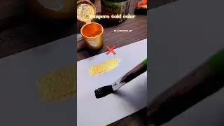Tempera Gold: The Ultimate Guide to Using Liquid Gold #arttutorial #arthacks #shortsart #trending