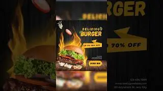 New Canva Design 🔥🍔 #shorts #trending #viral #canva