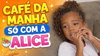 Hoje o café da manhã foi diferente 