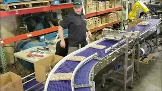 Right Stuff Equipment. Integrated bagging packing and palletizing with Robotics