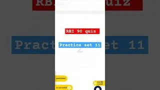 RBI 90 quiz practice questions|| rbi 90 quiz #rbi #rbi90quiz #quizcompetition #generalknowledge