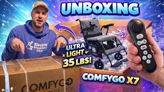 This 35-LB Electric Wheelchair Is Shockingly Powerful | ComfyGo X-7 Unboxing