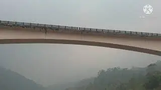 GAMON BRIDGE ON BALASON RIVER , EXCLUSIVE TALK WITH A VISITOR , In Namsu MIRIK, Darjeeling ,