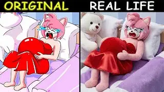 Amy Rose is pregnant! | The Sonic Tapes Animation | Original vs Plush Toys