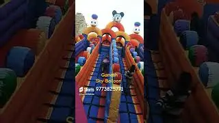 18x25 Feet Slide Jumping Bouncy, 9773825771 #slidebouncy #mickeymouse #jumpingjhula