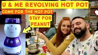 U & Me Revolving Hotpot - A Unique Dining Experience In Orlando - Getting Served By Robots!