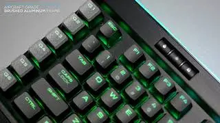 Corsair K95 RGB Platinum Mechanical Gaming Keyboard   6x Programmable Macro Keys   USB Passthrough &