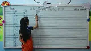 PRE PREP MATHS FORWARD COUNTING 81 to 90