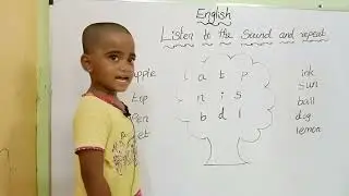 English | RVA | Listen to the sound and repeat #talent #teaching #cute #challenge #kidsteaching
