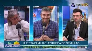 HUERTA FAMILIAR: ENTREGA DE SEMILLAS CLAUDIO PI&Ntilde;EIRO - DEPARTAMENTO DE DESARROLLO