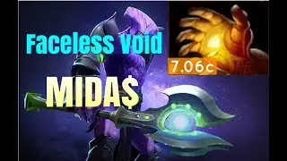 Dota 2 How to Jungle 7.06c - Faceless Void 8 mins Hand of Midas - Dire Guide