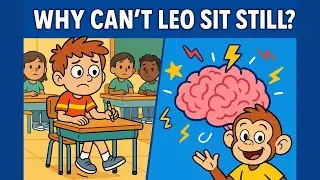 Why Can&rsquo;t Leo Sit Still? 🧠✨ Max the Monkey Explains ADHD to Kids!