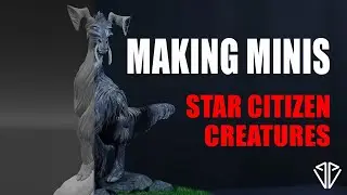 Modeling Shoone using Shapelab VR! 3D Print & Paint - Star Citizen Fan Art