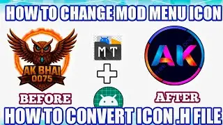 HOW TO CHANGE MOD MENU ICON | HOW TO CONVERT ICON.H FILE | HOW TO MAKE MOD MENU