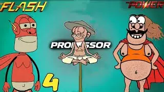 The Flash man , The Power & Professor || Funny jolly Animation || episode 4 || Telugu 