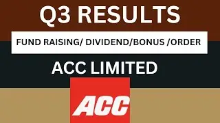 acc Q3 results 2025 | acc results today | acc share latest new